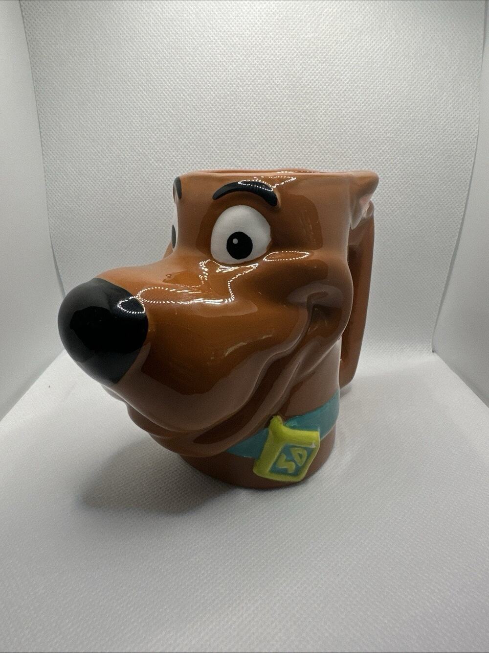 Ruh-Roh! SCOOBY-DOO 3d Face Coffee Mug, Planter Ceramic W/ Handle NWOT